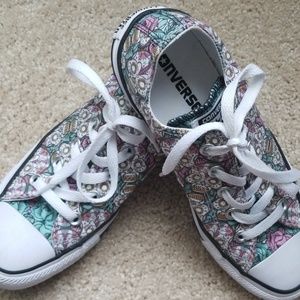 Sugar skull tennis shoes